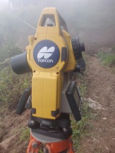 Topcon Totalstaion- Data input and layout using Coordinates( E-series Totalstation)