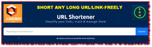 URL Shortner ,How to short website long Links URL Shortner ,How to short website long Links ,Youtube link Shortner,Free URL shortner,Learnmoretrick