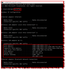 IP Adress How to find your IP Address